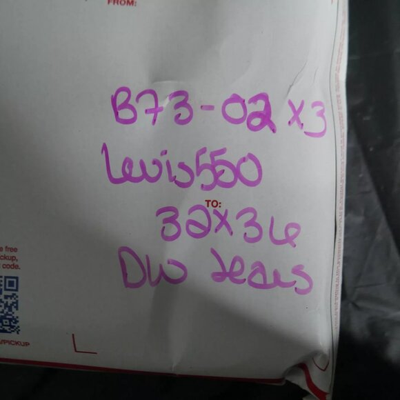 Levi's 550 Men's Size 32x36 Relaxed Fit Tapered Leg Jeans Stretch Blue Denim NWT - Picture 14 of 14